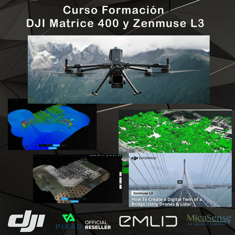 Curso LiDAR - Matrice 400 & Zenmuse L3